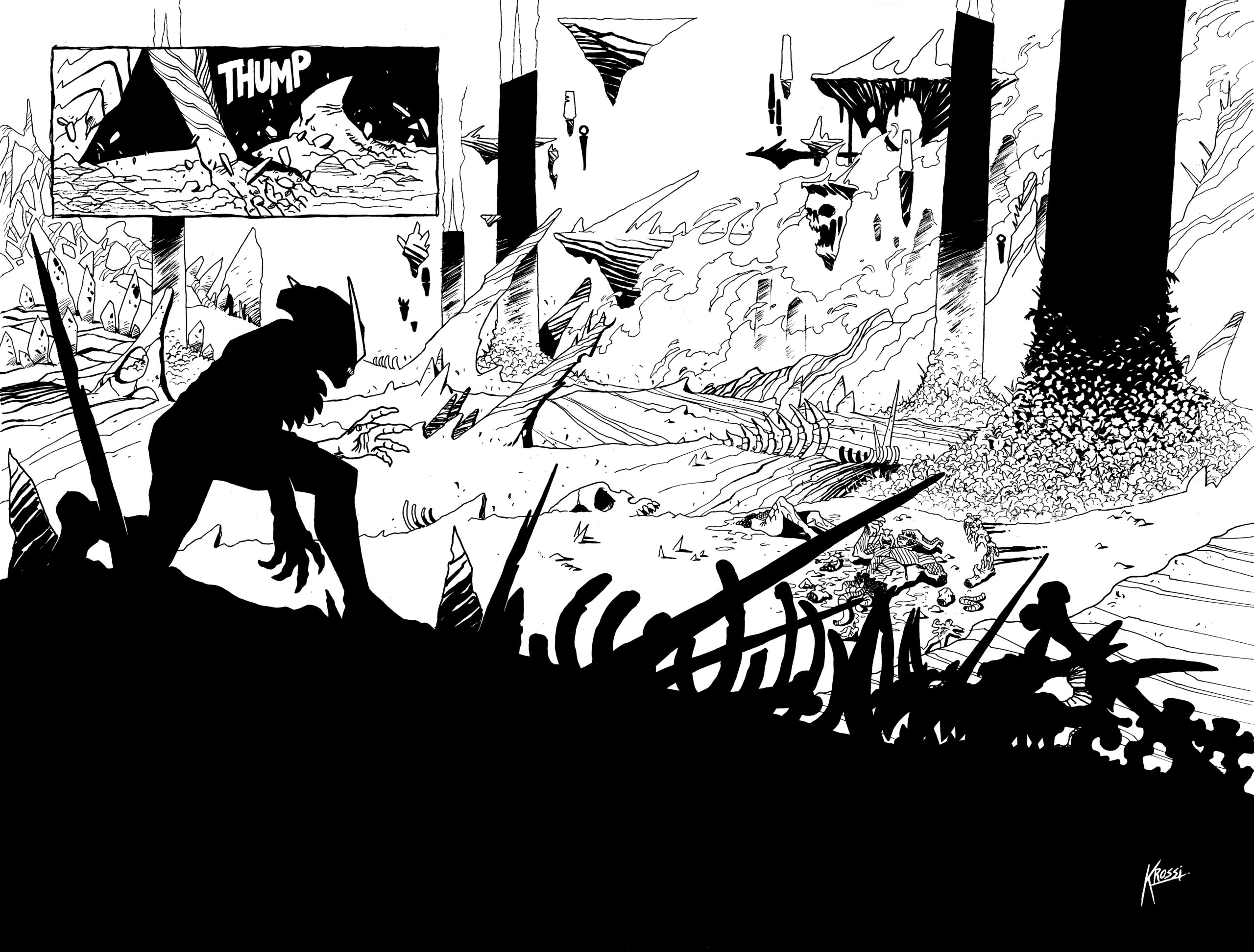 VoidWalker issue 3, pages 4 and 5
