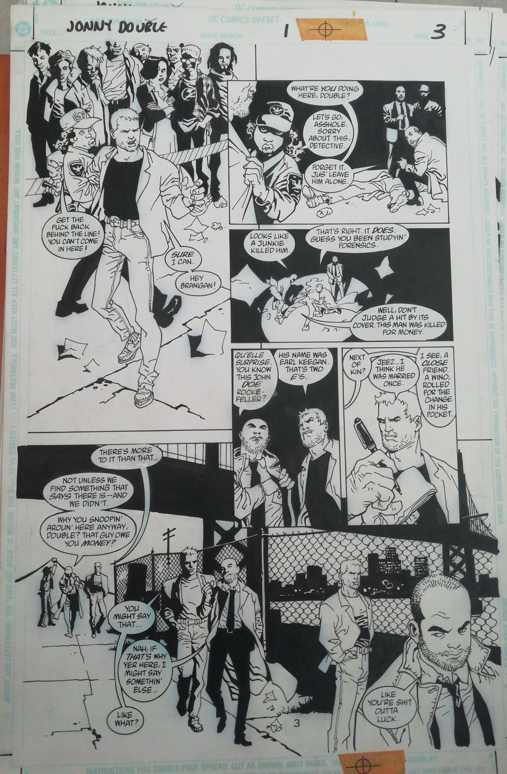 Jonny Double issue 1, page 3