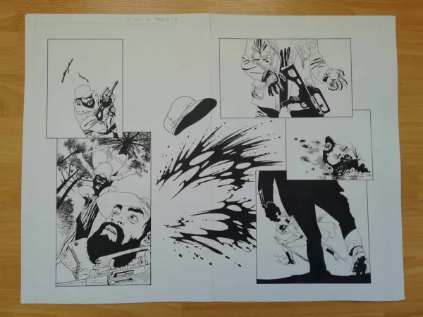 Hitgirl issue 3, pages 8 and 9