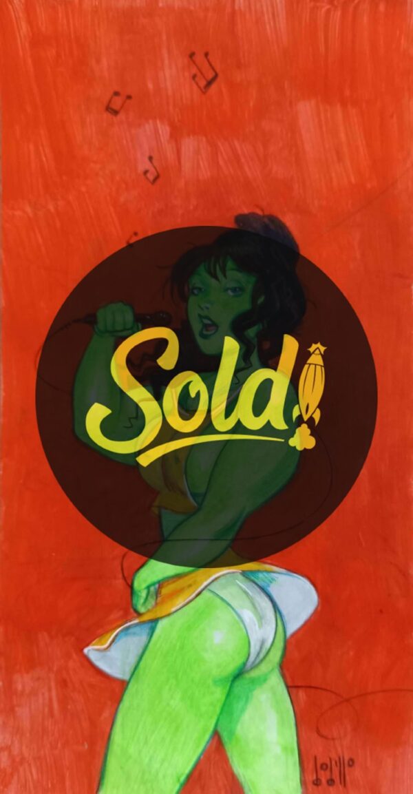 She Hulk singing