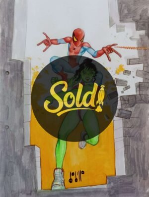 She Hulk and Spiderman