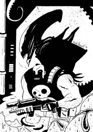 Punisher and Alien