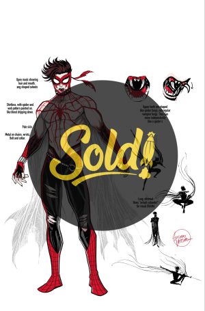 Cover Web of Spider-Verse Design Variant - ARTIST PROOF