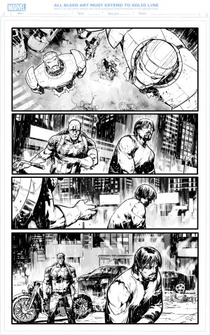 invincible iron man issue 9, page 2 - ARTIST PROOF