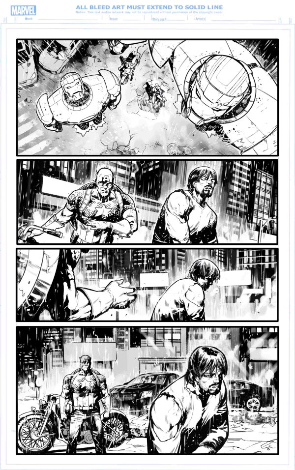 invincible iron man issue 9, page 2 - ARTIST PROOF
