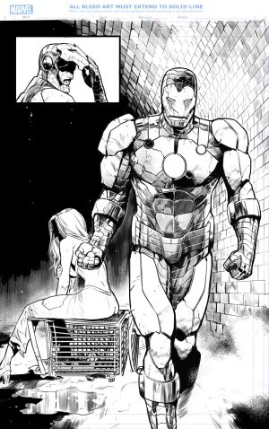 invincible iron man issue 9, page 9 - ARTIST PROOF