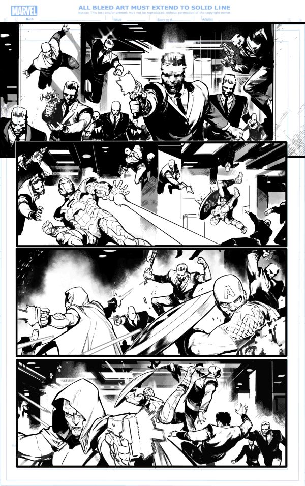 Ultimates issue 0, page 4 - ARTIST PROOF