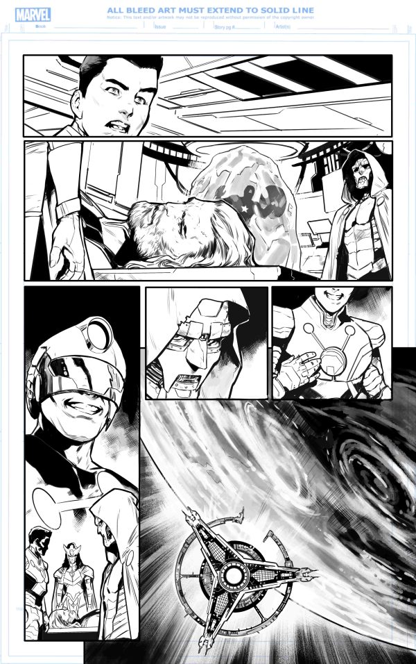 Ultimates issue 1, page 3 - ARTIST PROOF