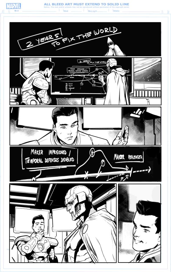 Ultimates issue 1, page 4 - ARTIST PROOF