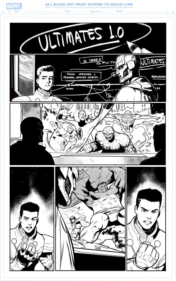 Ultimates issue 1, page 5 - ARTIST PROOF