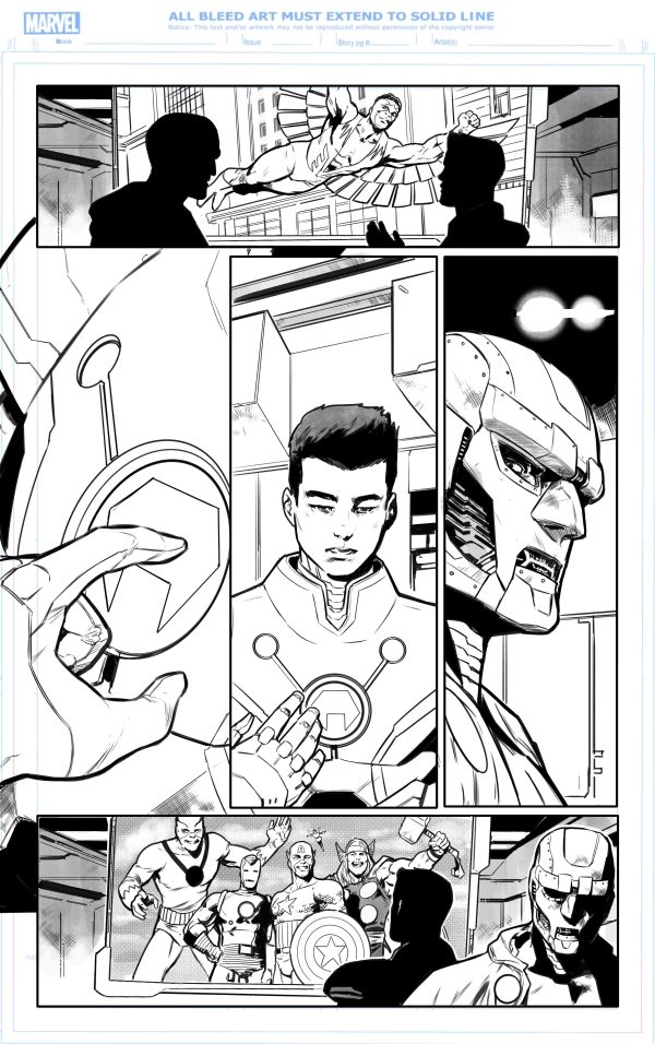 Ultimates issue 1, page 6 - ARTIST PROOF
