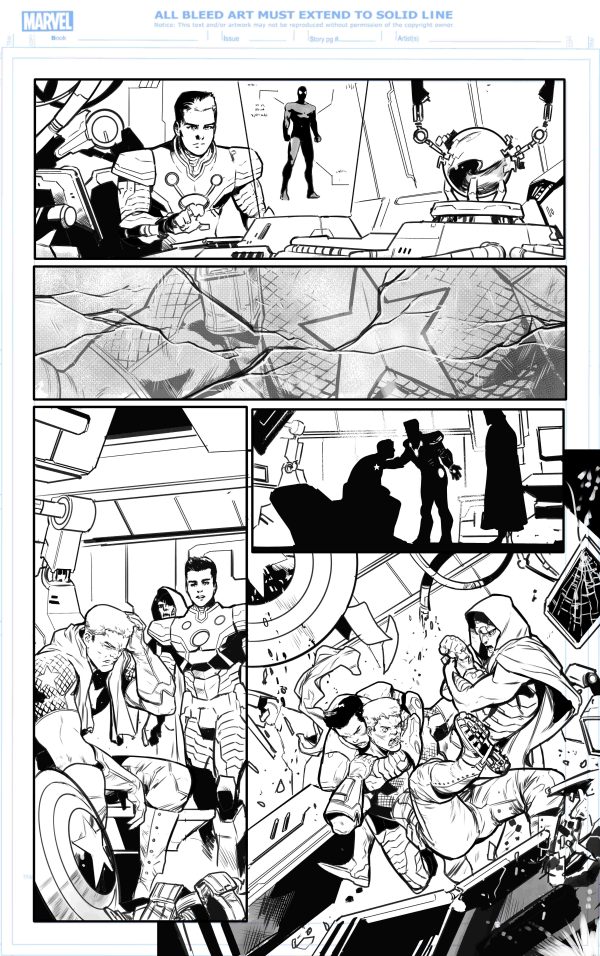 Ultimates issue 1, page 7 - ARTIST PROOF