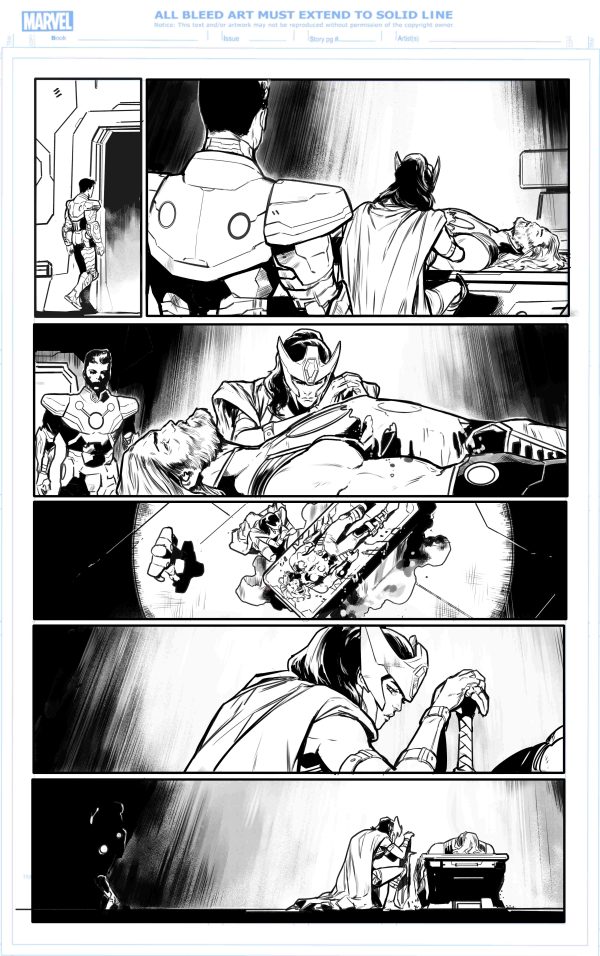 Ultimates issue 1, page 8 - ARTIST PROOF
