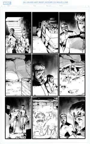 Ultimates issue 1, page 13 - ARTIST PROOF