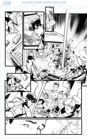 Ultimates issue 1, page 17 - ARTIST PROOF