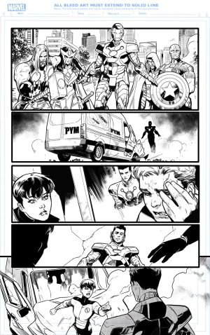 Ultimates issue 1, page 18 - ARTIST PROOF