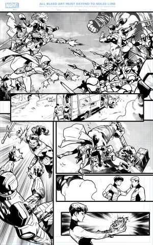 Ultimates issue 1, page 21 - ARTIST PROOF