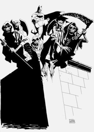 Batman Gargoyles print