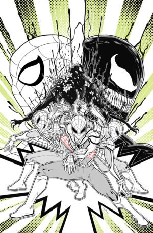 Spider-Verse vs Venomverse #3 cover - ARTIST PROOF