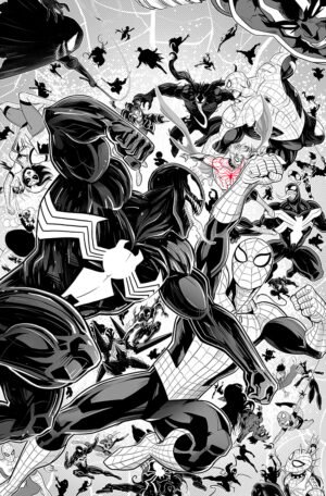 Spider-verse vs Venomverse cover #5 - ARTIST PROOF