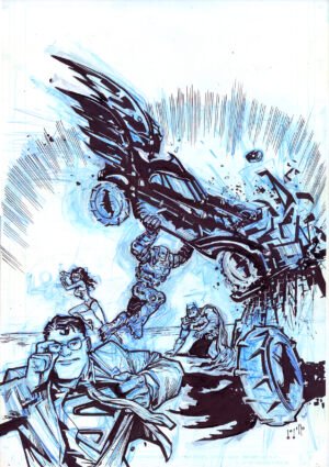 Cover DC KO #1 (argentina and uruguay variant covers)