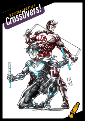 Nightwing and Daredevil by Ulises Carpintero