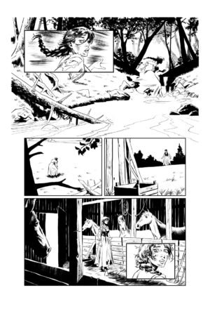 Red Sonja issue 1, page 7 - ARTIST PROOF