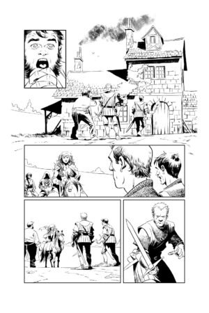 Red Sonja issue 1, page 13 - ARTIST PROOF