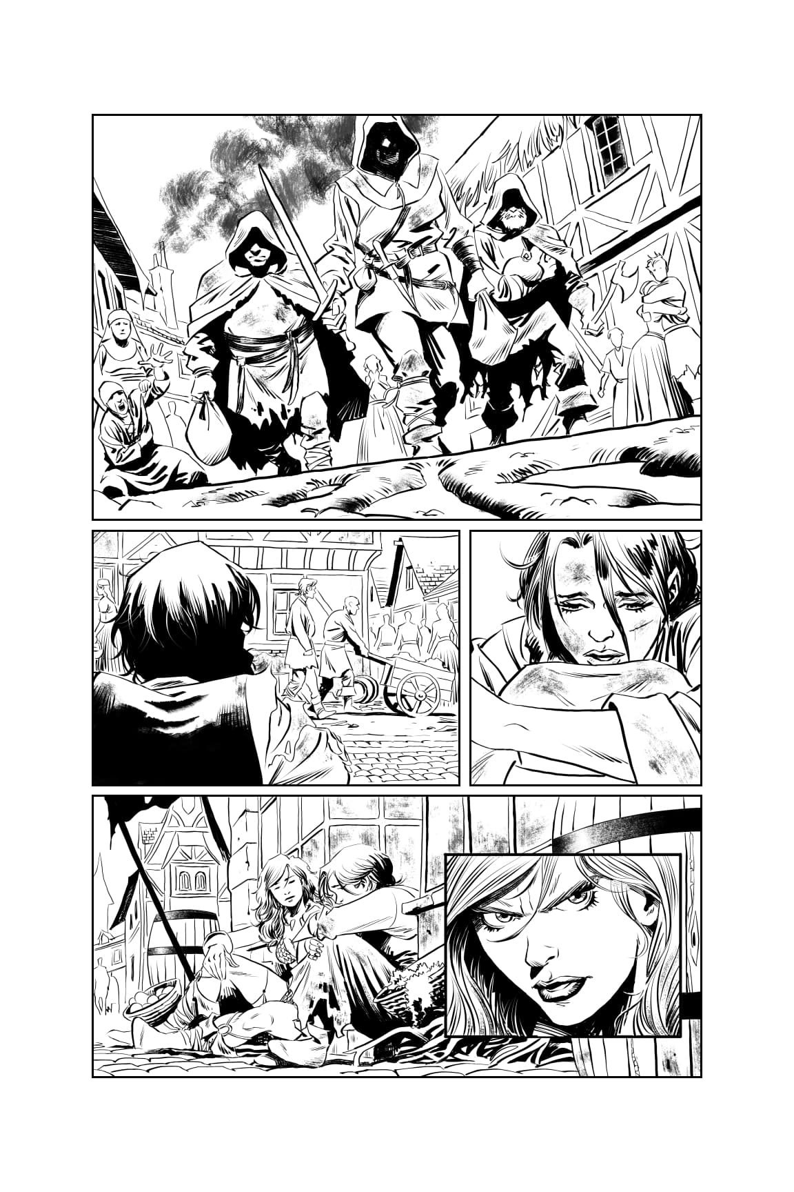 Red Sonja issue 1, page 18 - ARTIST PROOF