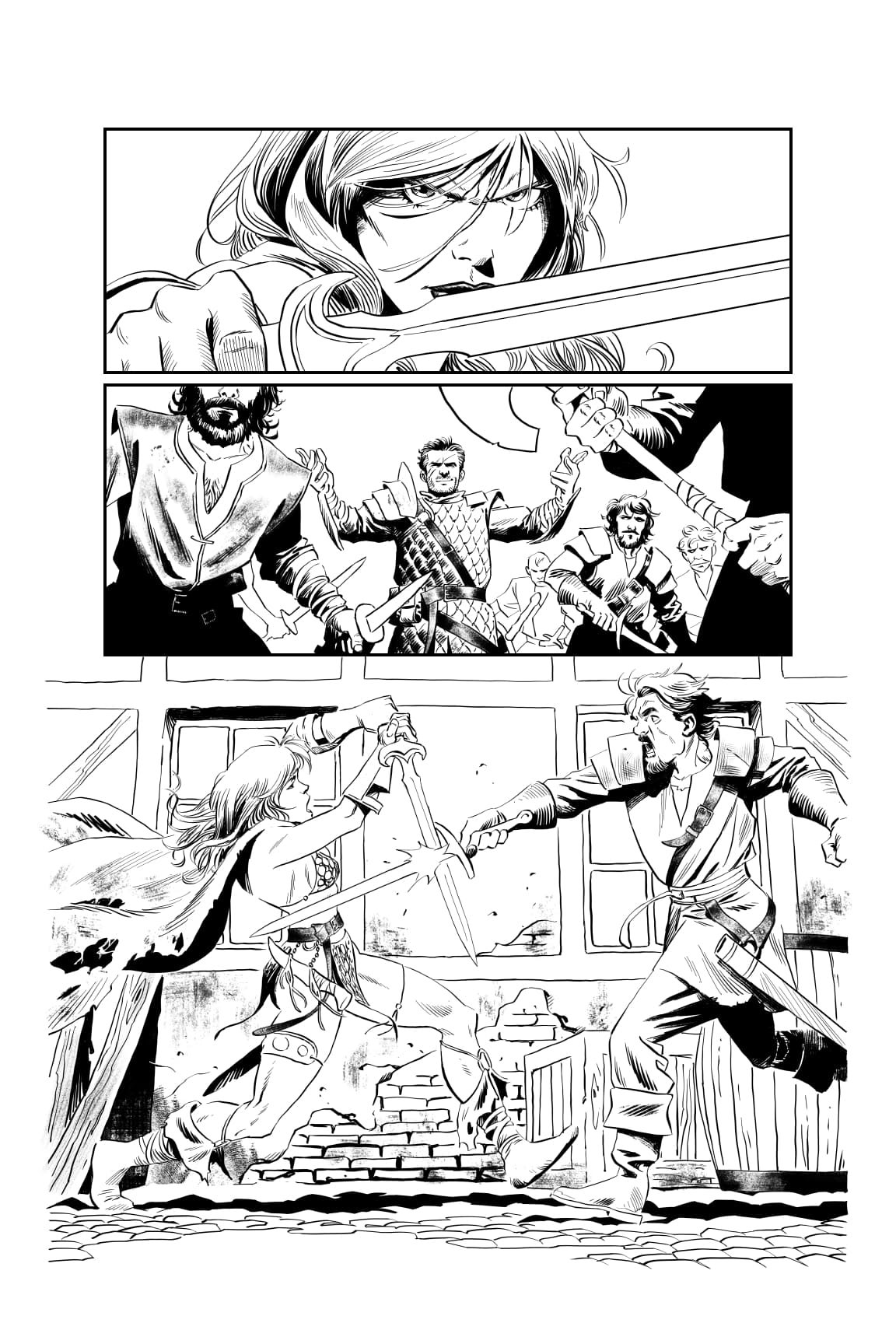 Red Sonja issue 1, page 20 - ARTIST PROOF