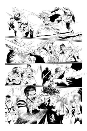 Red Sonja issue 1, page 21 - ARTIST PROOF