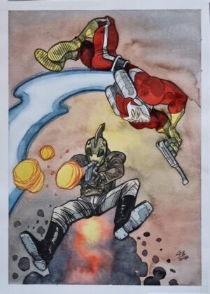 Adam Strange y Rocketeer