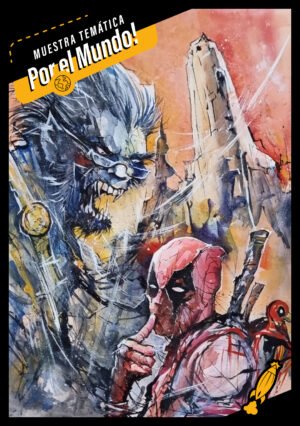 Deadpool and Beast at Flag Monument, Rosario,Argentina - BAROCELLI