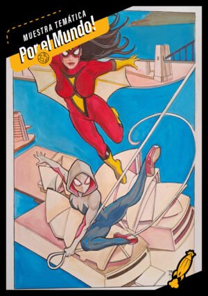 Spider Woman and Spider Gwen at Sidney Opera House, Sidney, Australia  - MARTINENA
