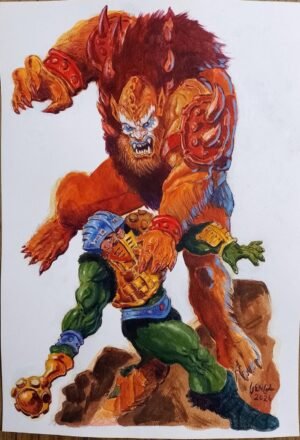 Man at Arms vs Beast Man
